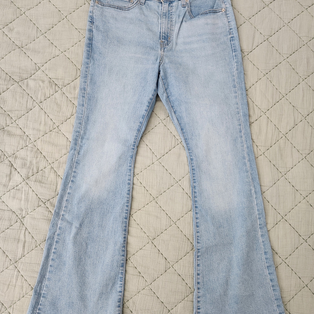 Levi's Women's 726 High Rise Flare Jeans, Eternal Indigo Light